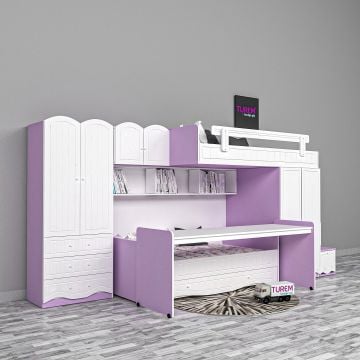 Özel Tasarım Çalışma Masalı Ranza