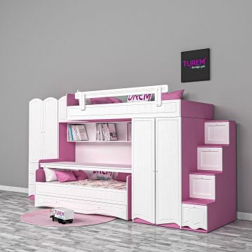 Özel Tasarım Çalışma Masalı Ranza