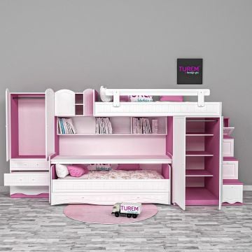 Özel Tasarım Çalışma Masalı Ranza