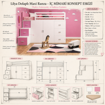 Lilya Dolaplı Maxi Ranza