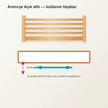 Arenvya Doğal Ahşap Karyola