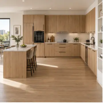 Berelya Doğal Meşe MDF Oturum Dönüşlü G Plan Mutfak Dolabı