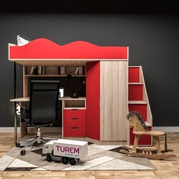 Madolya Çalışma Masalı Ranza