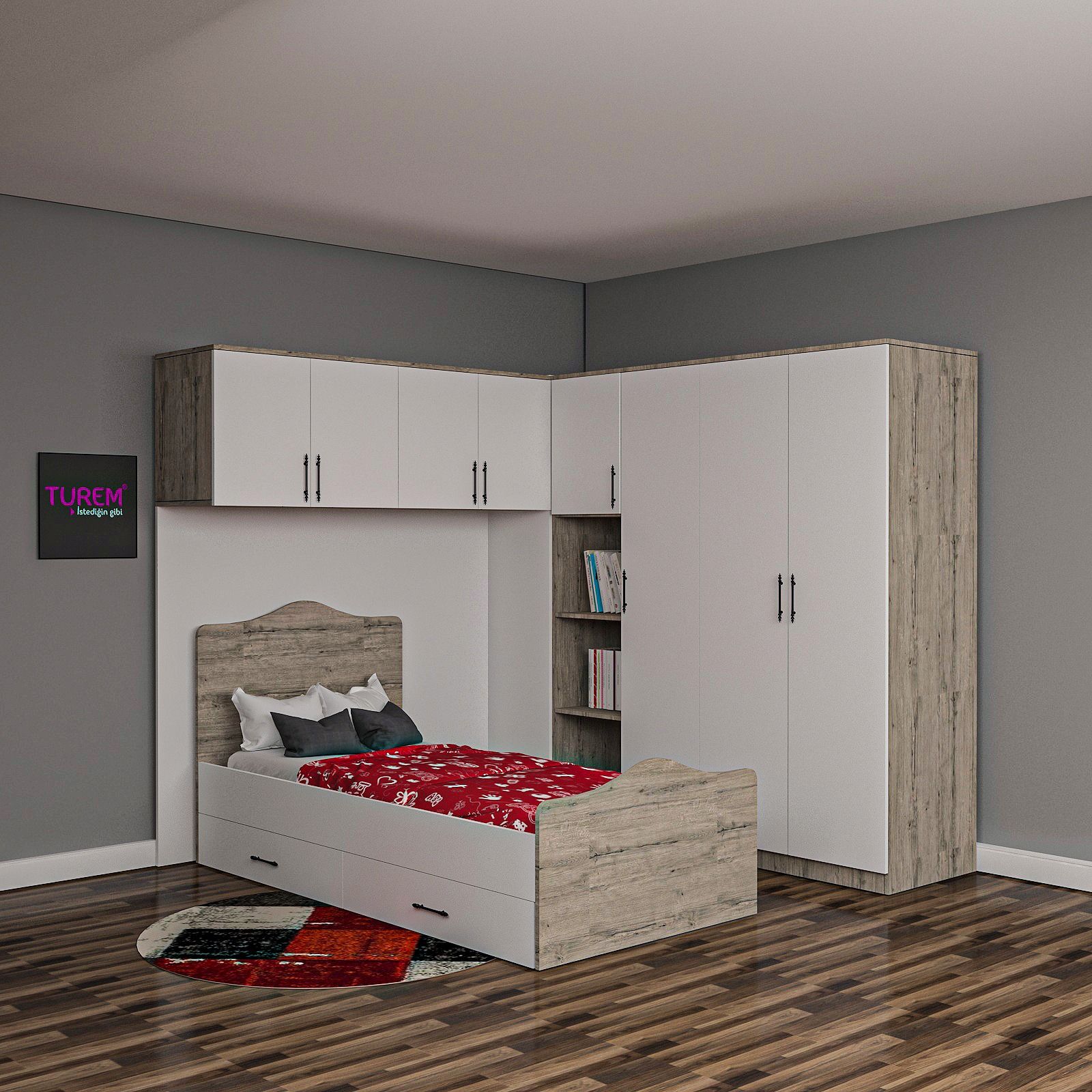 Middle Dolaplı Sedir