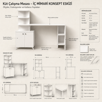Küt Çalışma Masası