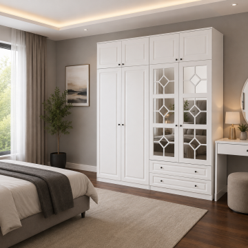 Tindle 4 Kapılı Gardrop