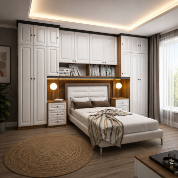 Moll Modern Yatak Üstü Gardrop
