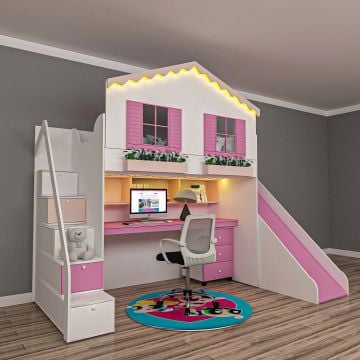 Woorktable Çalışma Masalı Ranza