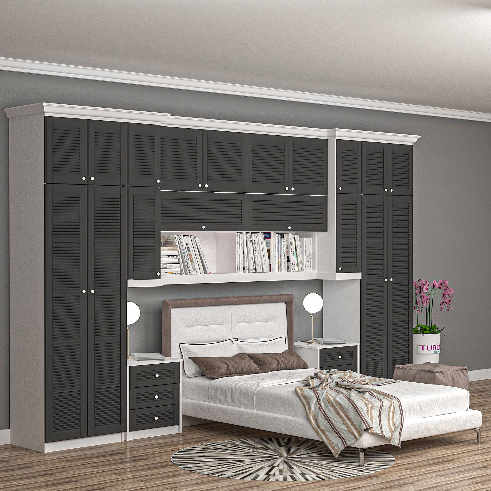 Molly Panjur Kapak Yatak Üstü Gardırop