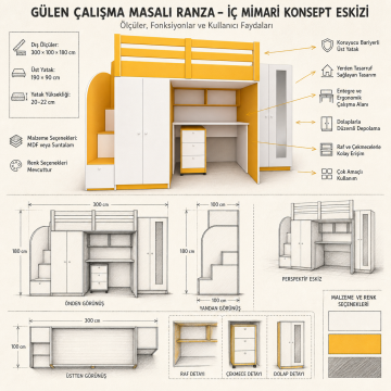Gülen Çalışma Masalı Ranza