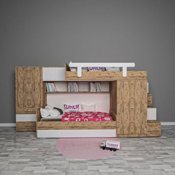 Özel Yavrulu Çekmeceli Ranza