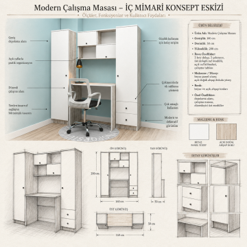 Modern Çalışma Masası
