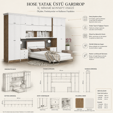 Hose Yatak Üstü Gardrop