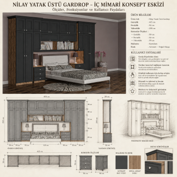 Nilay Yatak Üstü Gardrop