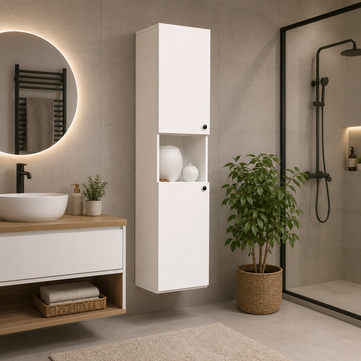 Havai Çok Amaçlı Banyo Dolabı