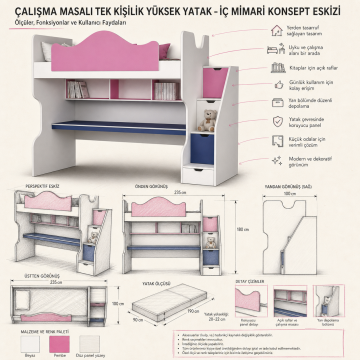 Klasik Çalışma Masalı Ranza