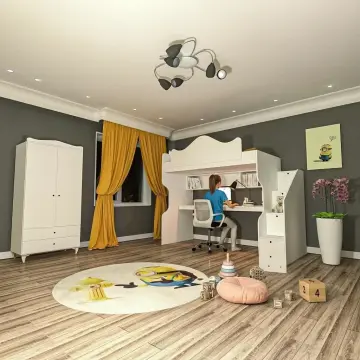 Klasik Masalı Ranza ve 2 Kapılı Gardrop