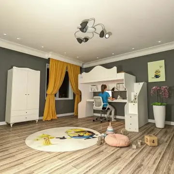 Klasik Masalı Ranza ve 2 Kapılı Gardrop