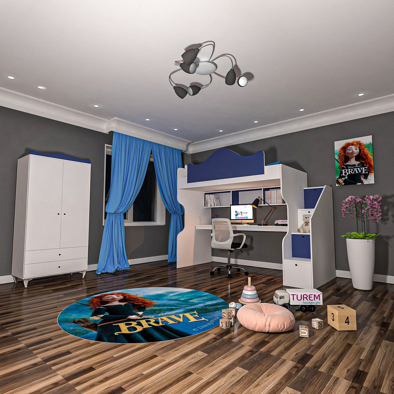 Klasik Masalı Ranza ve 2 Kapılı Gardrop