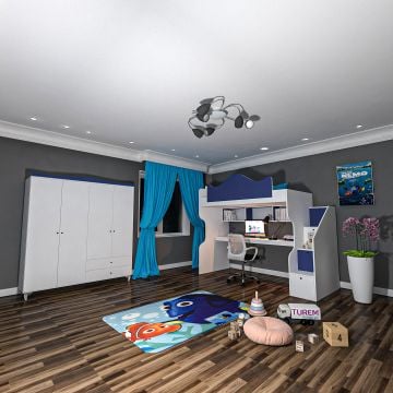 Klasik Masalı Ranza Ve 4 Kapılı Gardrop