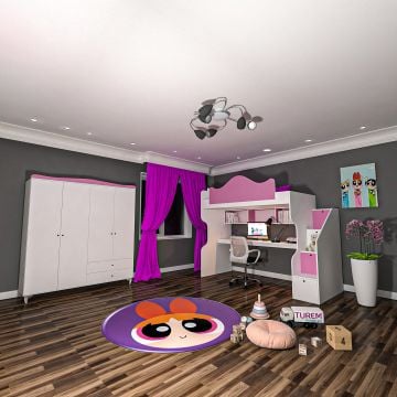 Klasik Dikey Ranza ve 4 Kapılı Gardrop