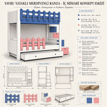 Honey Yandan Merdivenli Ranza