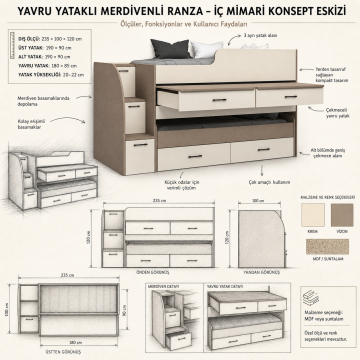 Fıstık Alçak Ranza