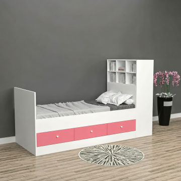 Balance Kitaplıklı Karyola