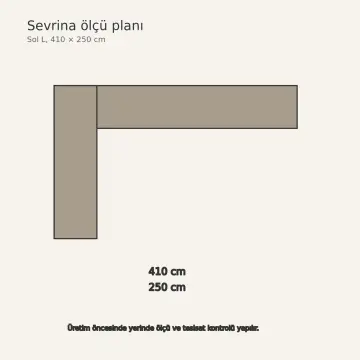 Sevrina Vizon Membran Çekilir Sebzelik Kasalı Sol L Mutfak Dolabı