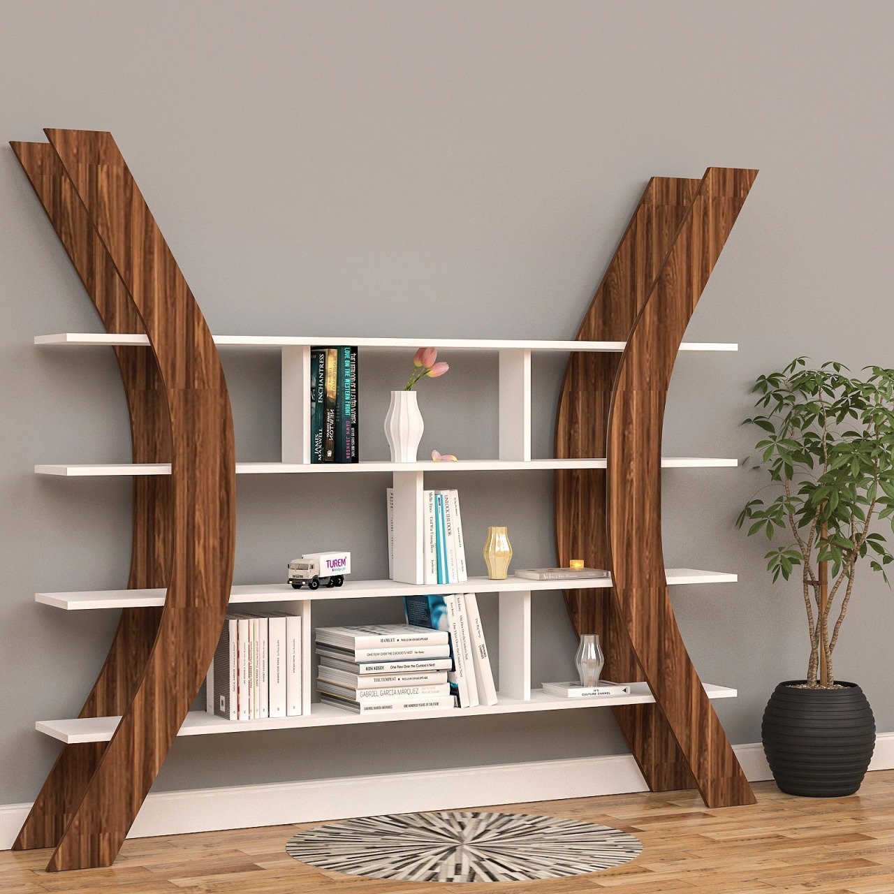 Poyraz Kitaplık Raf