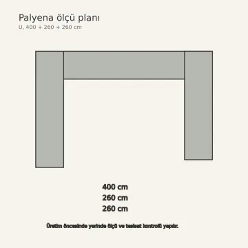 Palyena RAL 7038 Lake Çekilir Yağlık Baharatlık U Mutfak Dolabı