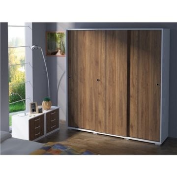 Rozalin Kızak Gardırop Suntalam/Mdf