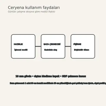 Ceryena Dumanlı Ceviz MDF Baza Çekmeceli Paralel Mutfak Dolabı