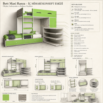 Bett Maxi Ranza