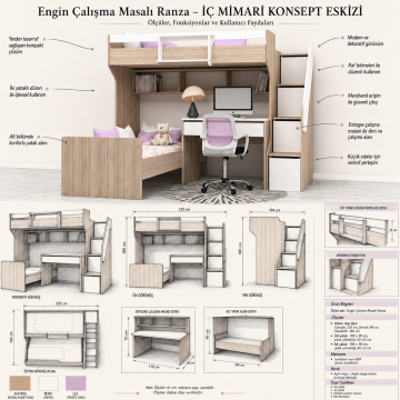 Engin Çalışma Masalı Ranza