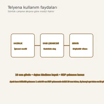 Telyena RAL 7035 Lake Ayarlı Kase Bölücülü U Mutfak Dolabı