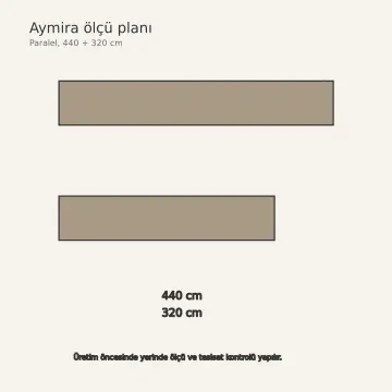 Aymira Kül Meşe MDF Dikey Fırın Izgarası Bölücülü Paralel Mutfak Dolabı
