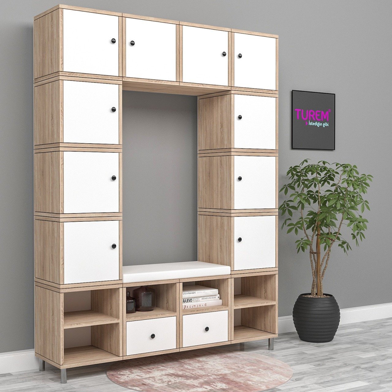 Colerfull Çok Amaçlı Dolap