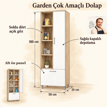 Garden Çok Amaçlı Dolap