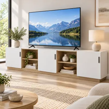 Rota 200 Sonoma Beyaz TV Ünitesi