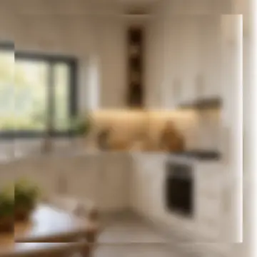 Ralmora Keten Krem Membran Kapak İçi Üç Sıçrama Teli Askılı Sağ L Mutfak Dolabı