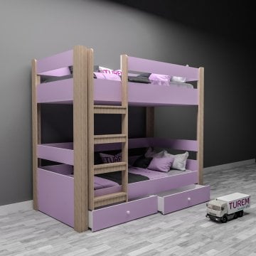 Melodi Çekmeceli Ranza