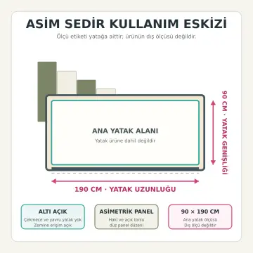 Asim 90x190 Sedir