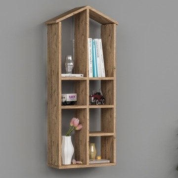 Koton Çatılı Dekoratif Kitaplık