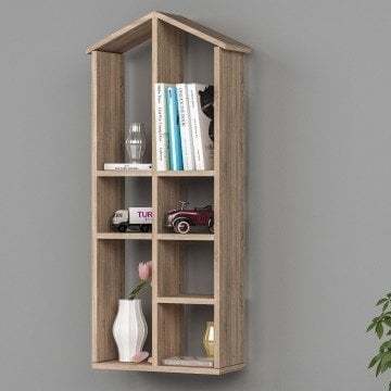 Koton Çatılı Dekoratif Kitaplık