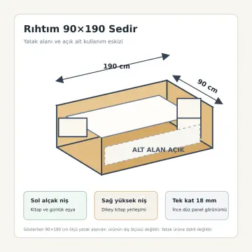 Rıhtım 90x190 Sedir