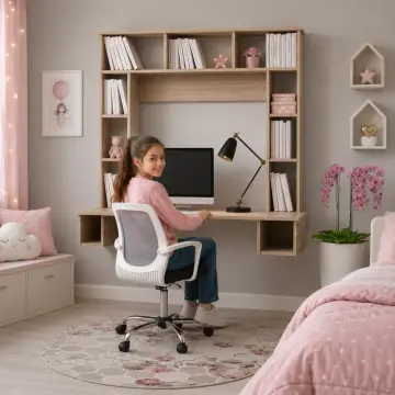 Manolya Duvar Monte Çalışma Masası