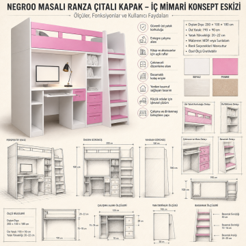 Negroo Masalı Ranza Çıtalı Kapak