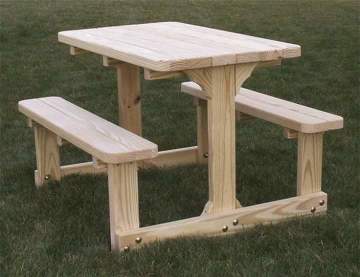 Doğal Ahşap Ecri Masa Sandalye