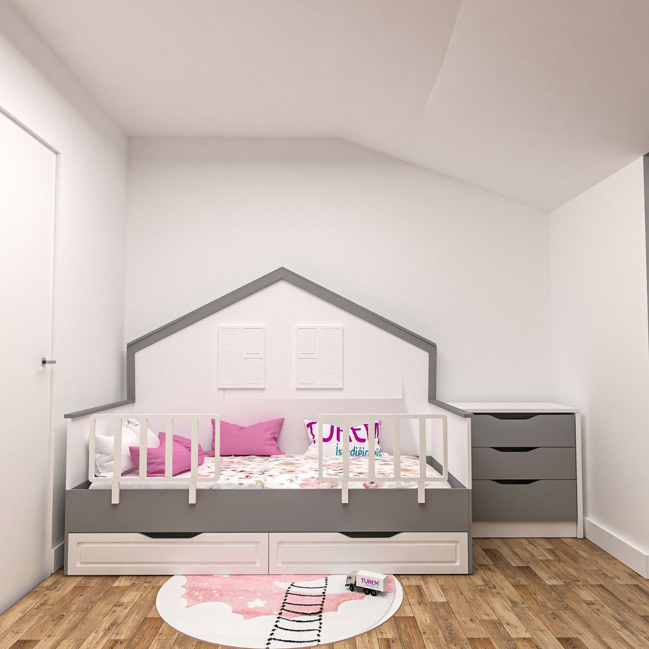 Grey Montessori Mdf